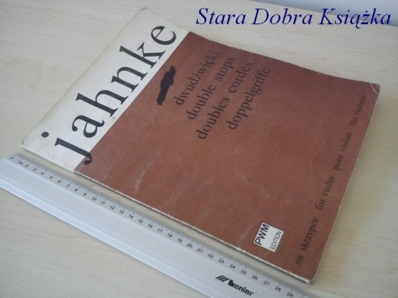 JAHNKE. DWUDŹWIĘKI NA SKRZYPCE