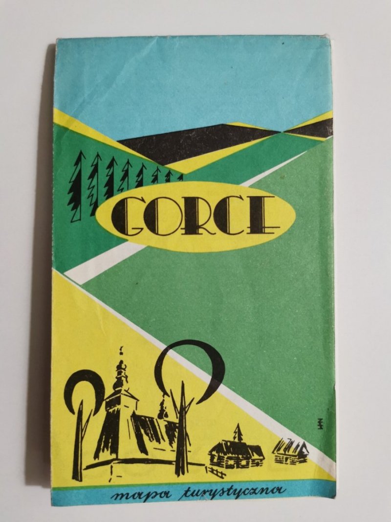 GORCE. MAPA TURYSTYCZNA 1:75 000 1980