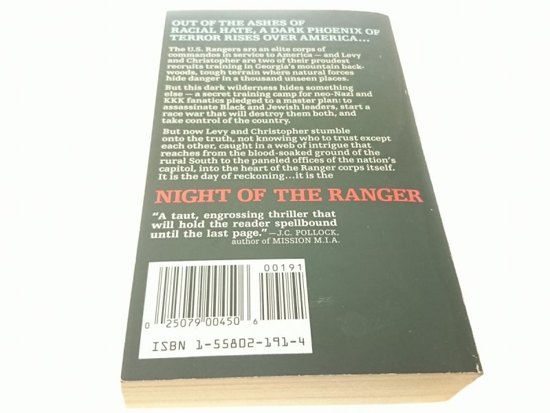NIGHT OF THE RANGER - Mark D. Harrell 1988