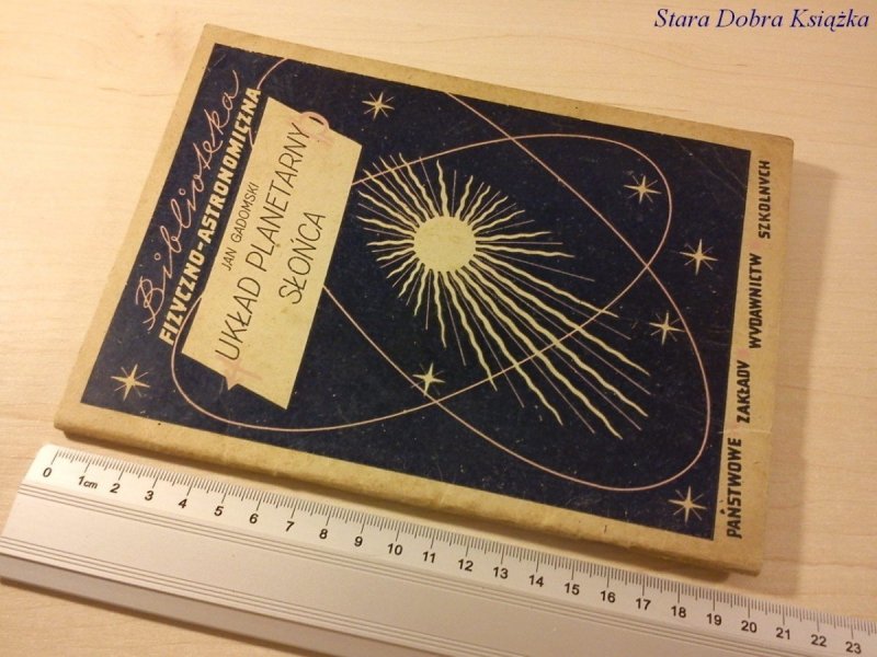 UKŁAD PLANETARNY SŁOŃCA 1949 - Jan Gadomski
