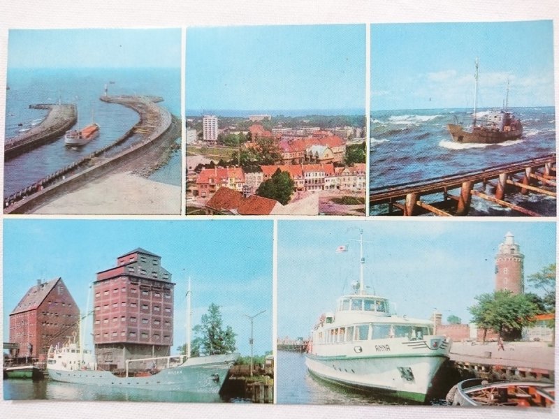 KOŁOBRZEG. WEJŚCIE DO PORTU. WIDOK OGÓLNY FOT. J. HATTOWSKI, K. JABŁOŃSKI