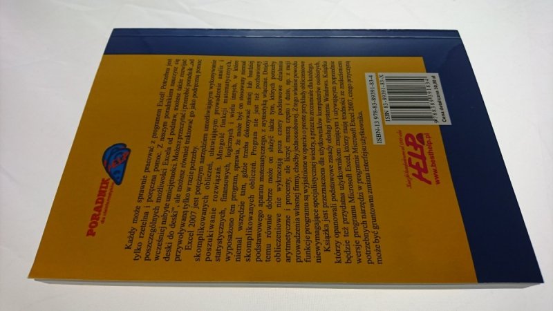 EXCEL 2007 PL PORADNIK HELP DLA NIEINFORMATYKÓW