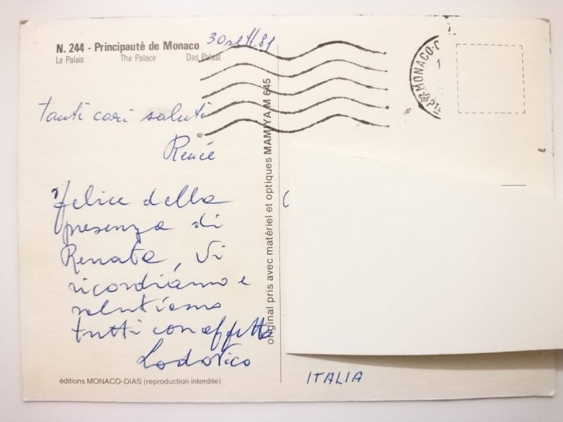 PRINCIPAUTE DE MONACO. LE PALAIS