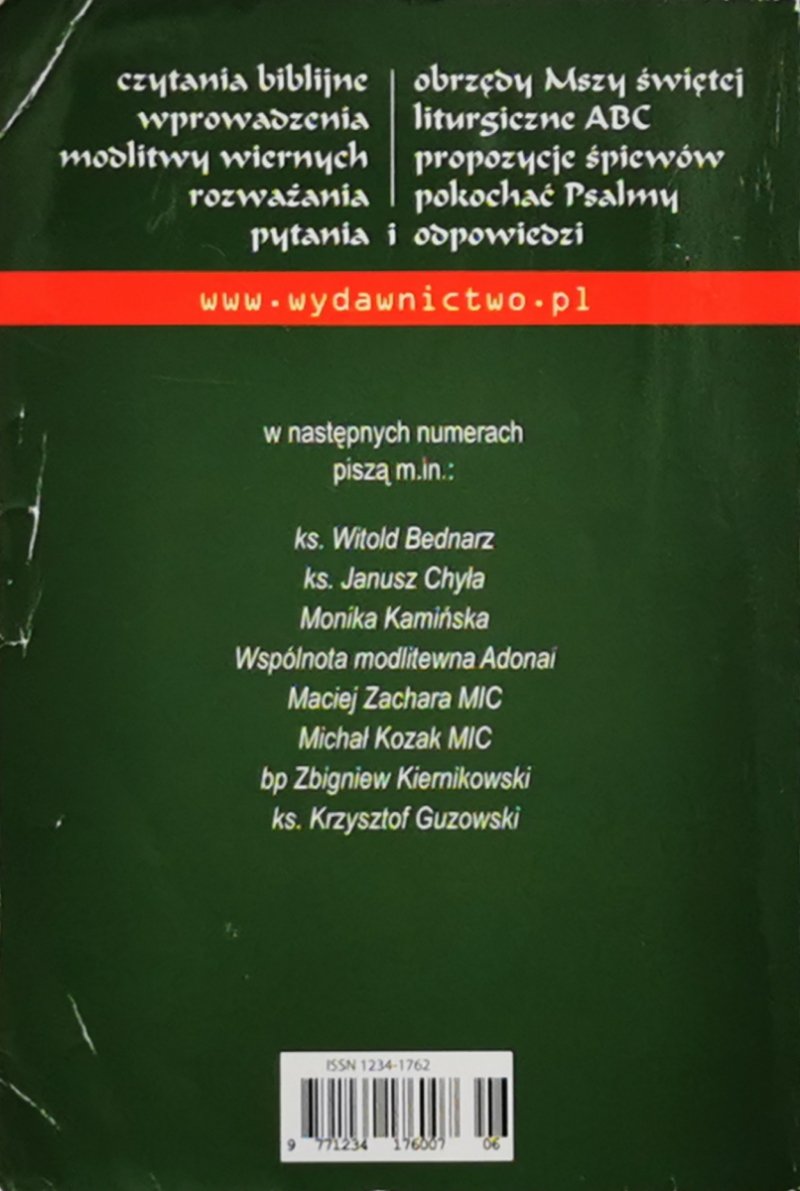 OREMUS. TEKSTY LITURGII MSZY ŚWIĘTEJ CZERWIEC 2018