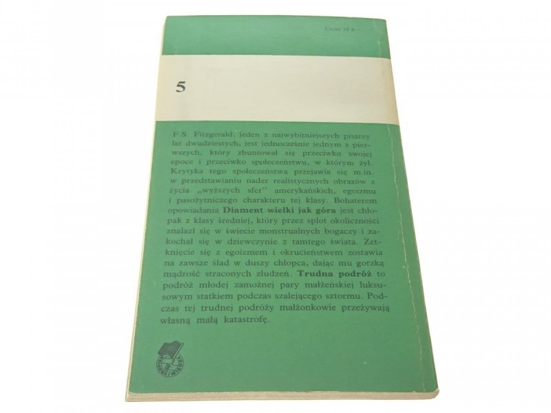 DIAMENT WIELKI JAK GÓRA - F. Scott Fitzgerald 1973
