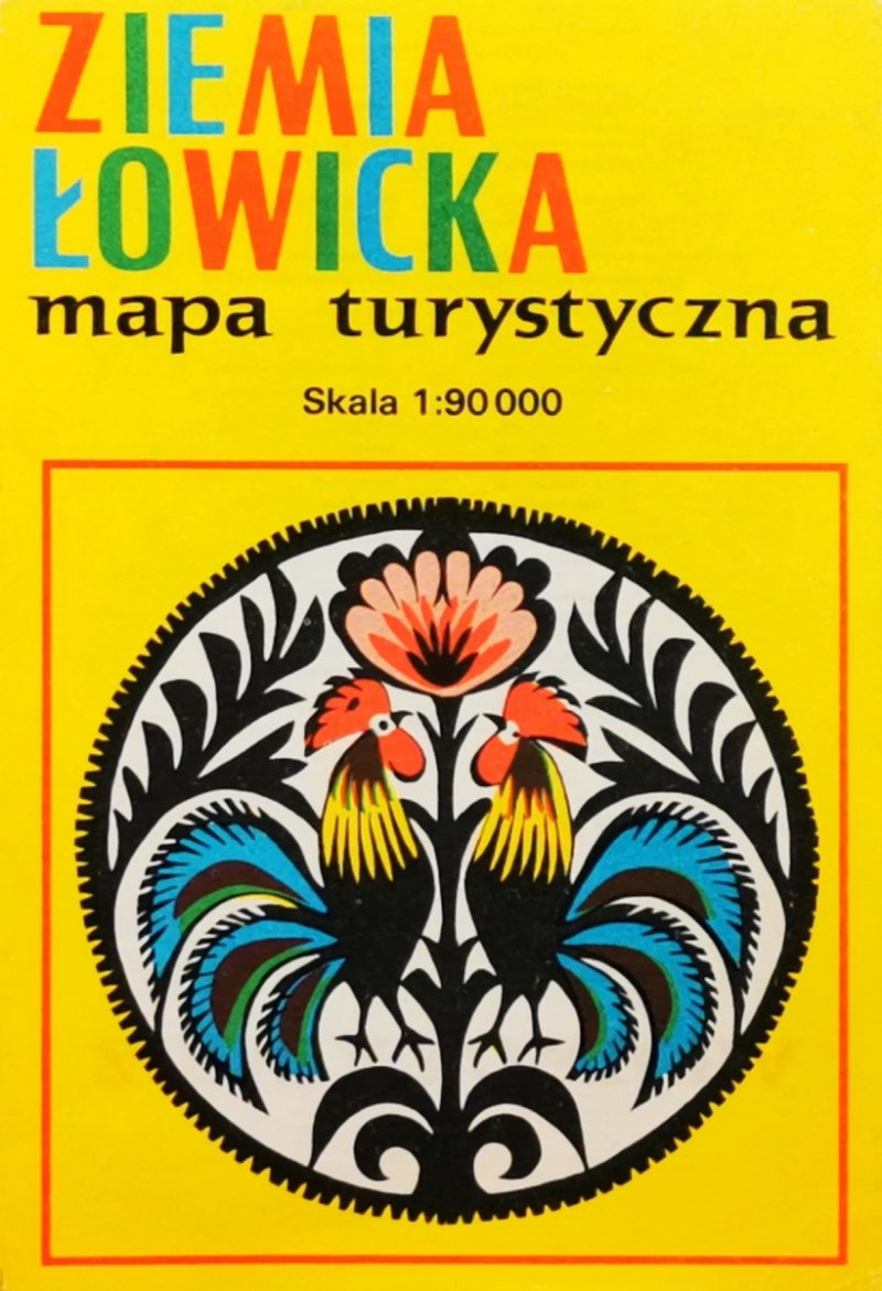 MAPA. ZIEMIA ŁOWIECKA. SKALA 1:90000