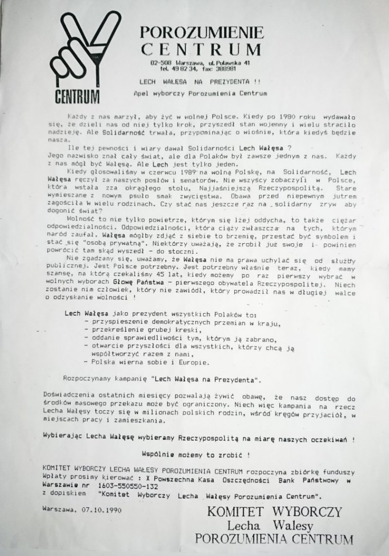 POROZUMIENIE CENTRUM