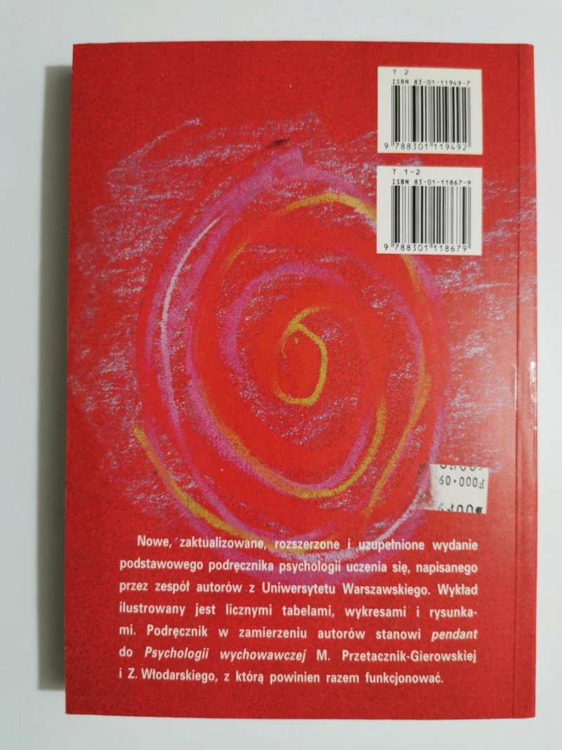 PSYCHOLOGIA UCZENIA SIĘ TOM 2 - red. Z. Włodarski 1996