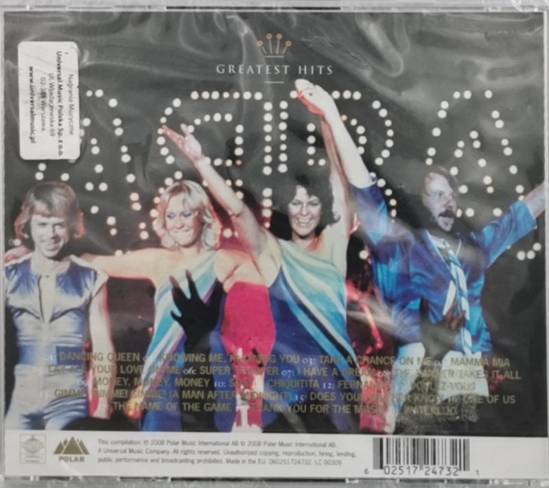 CD. ABBA GOLD GREATEST HITS