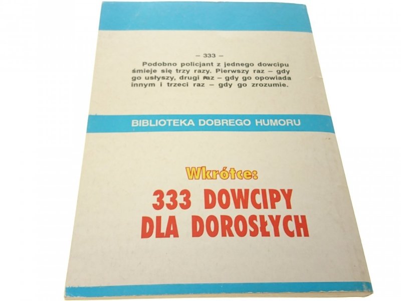 333 NAJLEPSZE DOWCIPY O POLICJANTACH 1992