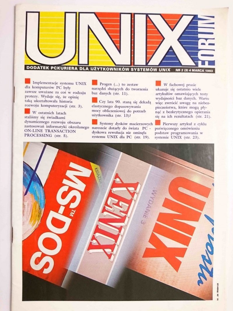 UNIX FORUM NR 2 (3) 4 MARCA 1993