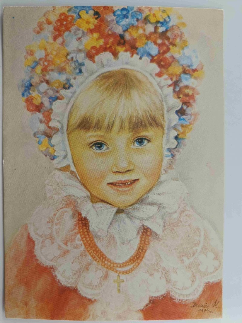 DZIEWCZYNKA W STROJU BAMBERSKIM D. MUSZYŃSKA-ZAMORKA