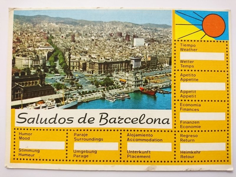 BARCELONA. SOUVENIR DE BARCELONA