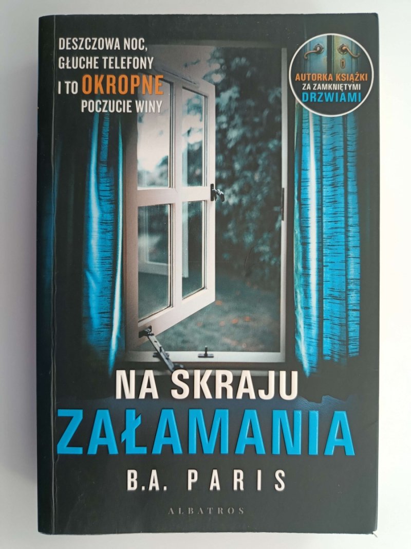 NA SKRAJU ZAŁAMANIA - B. A. Paris