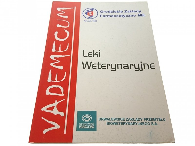 VADEMECUM. LEKI WETERYNARYJNE