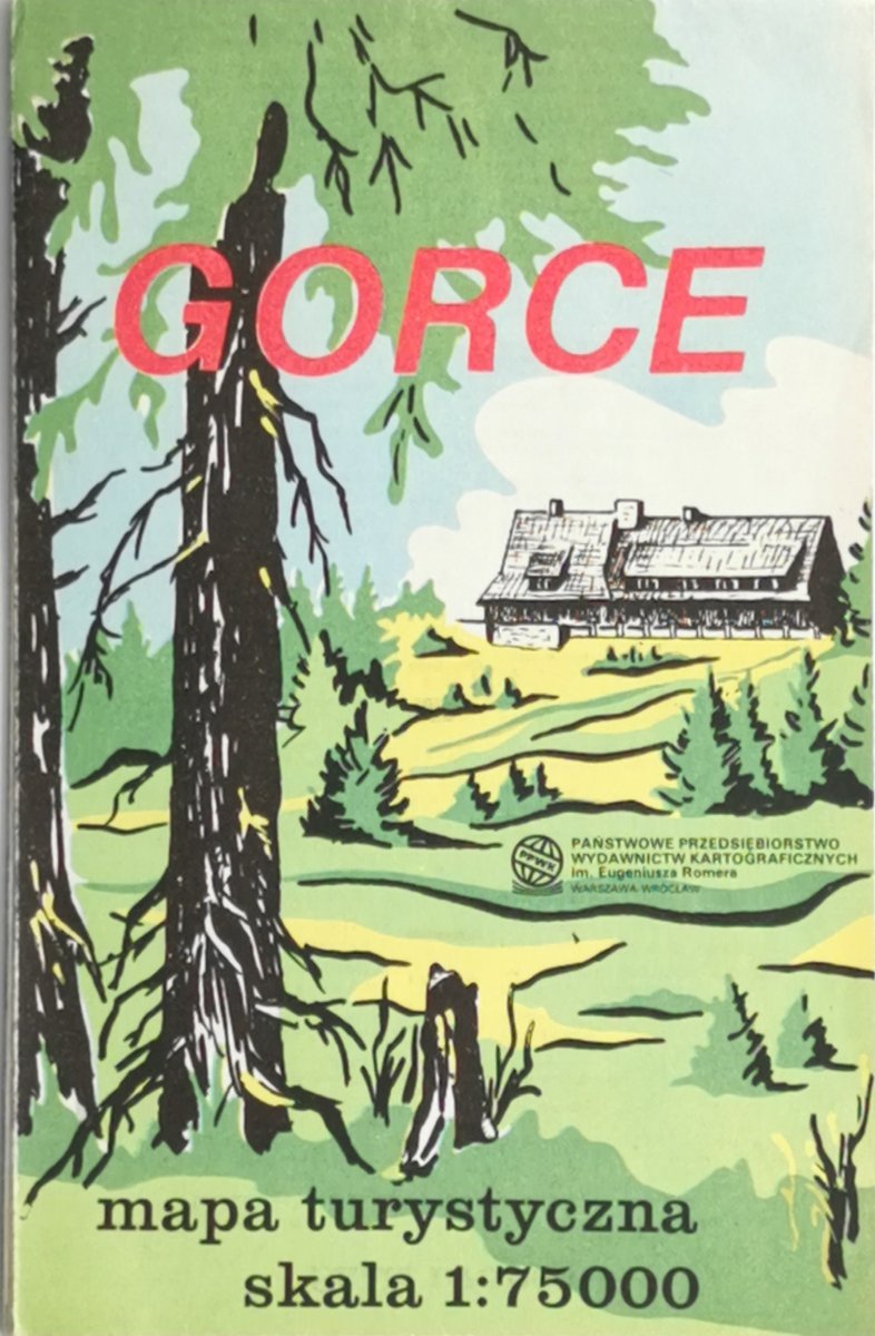 GORCE MAPA 1:75 000 1989