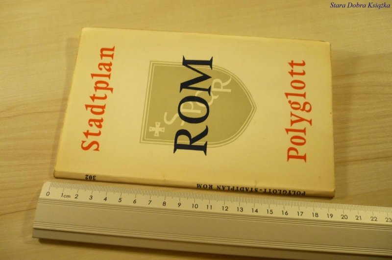STADTPLAN POLYGLOTT. ROM (1969)