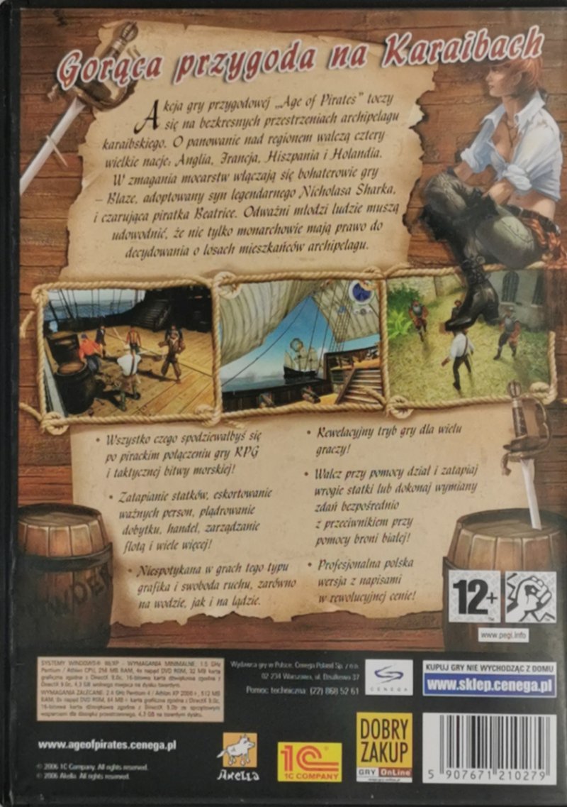 DVD. AGE OF PIRATES