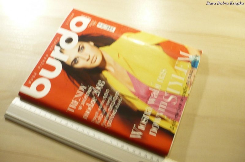BURDA 2/2008 WIOSNA WABI NAS NOWYM STYLEM