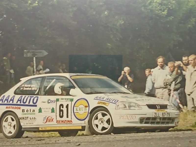 RAJD WRC 2005 ZDJĘCIE NUMER #223 HONDA CIVIC