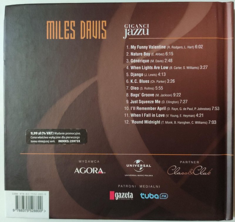 CD. GIGANCI JAZZU 1 – MILES DAVIS