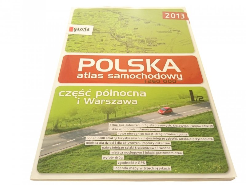 POLSKA ATLAS SAMOCHODOWY CZĘŚĆ PÓŁOCNA I WARSZAWA