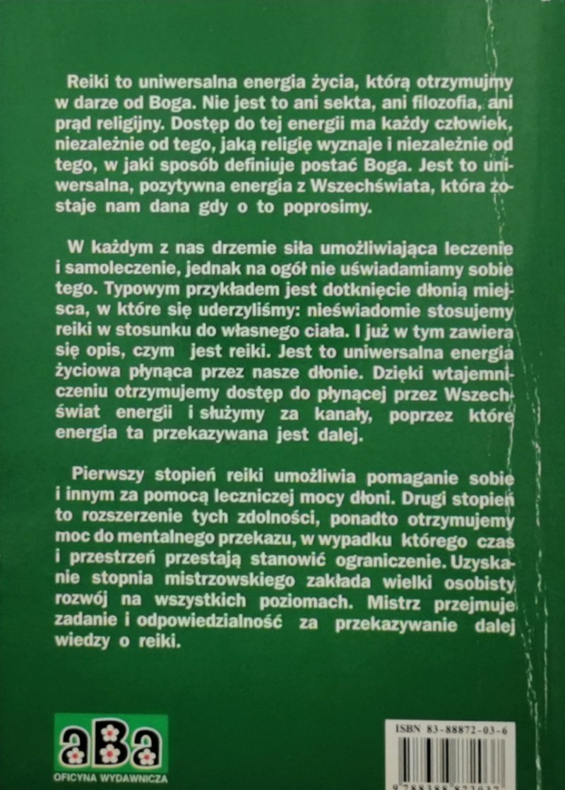 REIKI. LECZĄCA SIŁA DŁONI - Brigitte Glaser