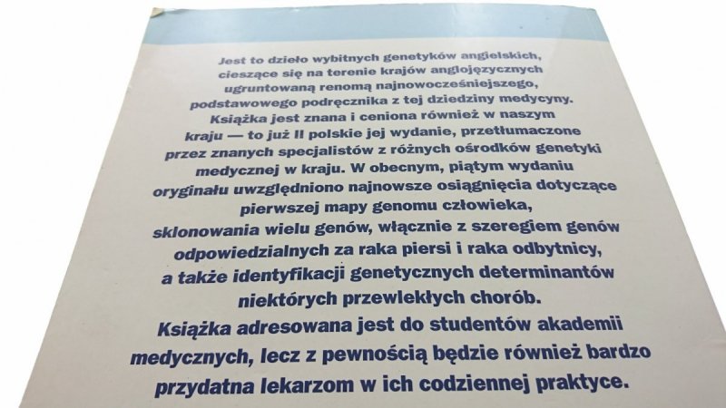 PODSTAWY GENETYKI MEDYCZNEJ - Michael Connor 1998