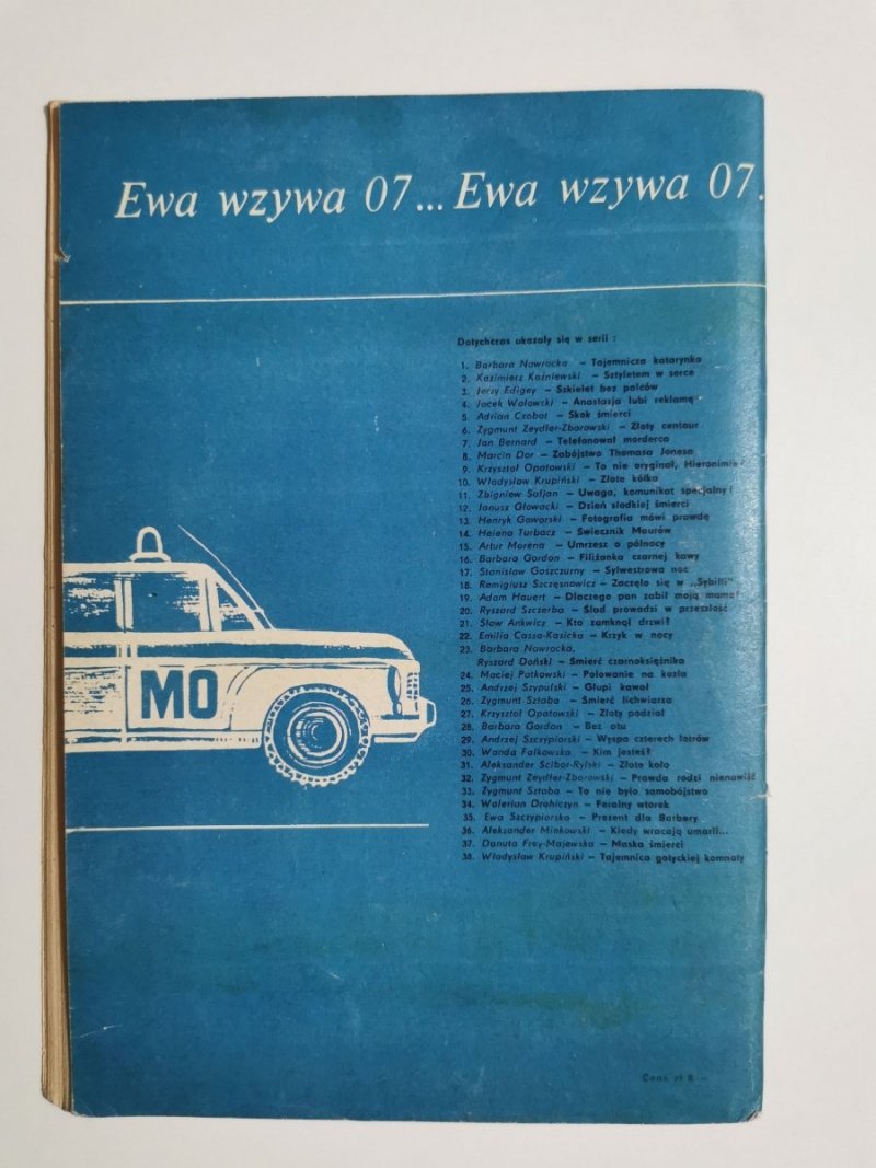 EWA WZYWA 07 NR 39 ZAPROSZENIE DO PODRÓŻY - J. Siewierski 1972