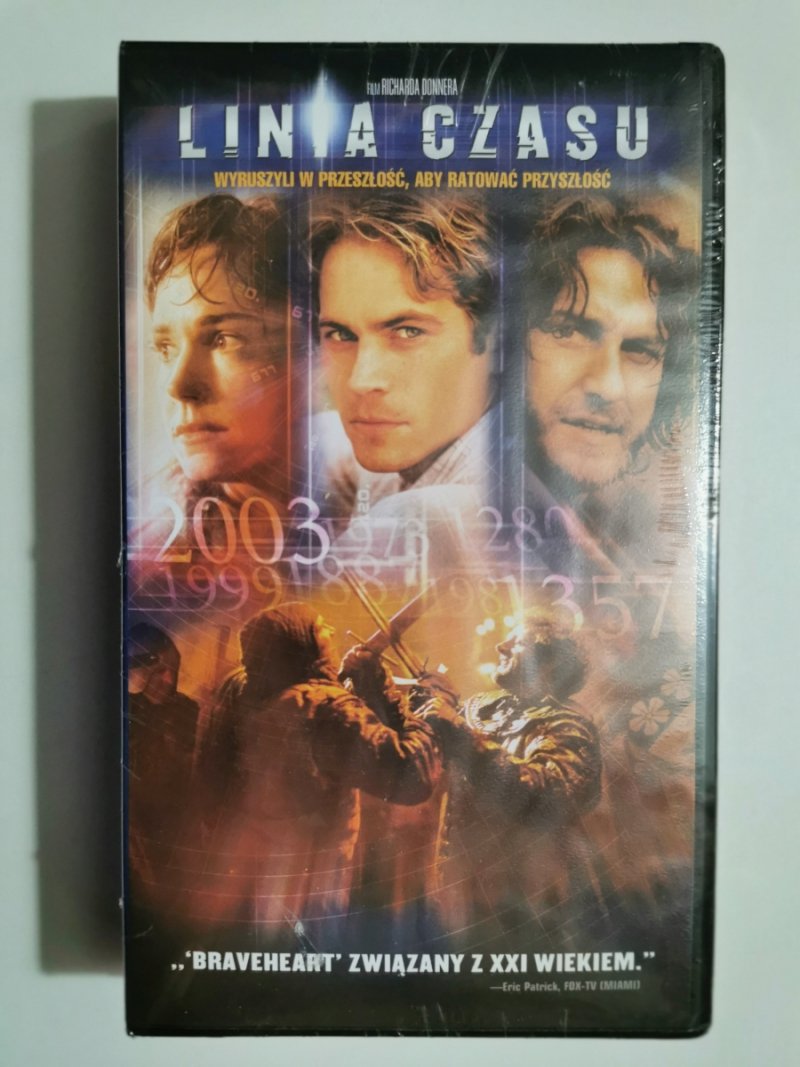 VHS. LINIA CZASU FILM RICHARDA DONNERA