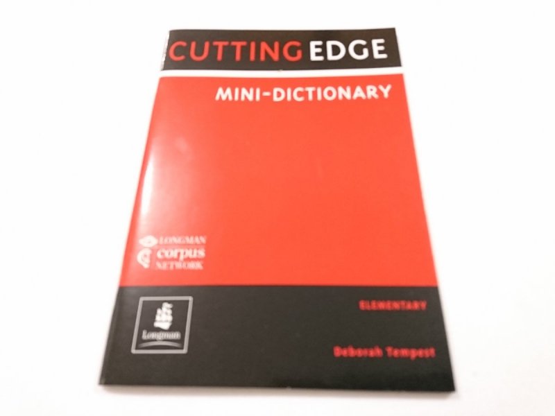 CUTTING EDGE. MINI-DICTIONARY Deborah Tempest 2004