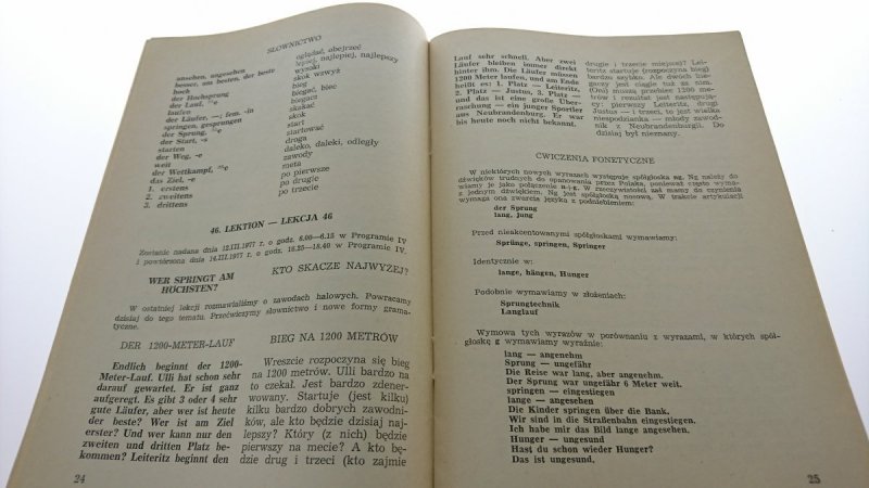 NIEMIECKI W RADIU. LEKCJE 43-50 ZESZYT NR 6 1976