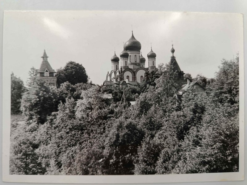BUDYNEK NA GÓRZE WIDOK Z DALEKA