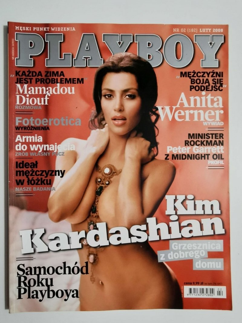 PLAYBOY NR 02 (182) LUTY 2008 KIM KARDASHIAN 
