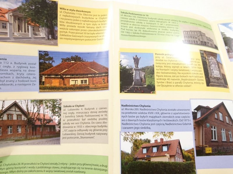 CHYLONIA I JEJ ZABYTKI. ROZKŁADANA BROSZURA