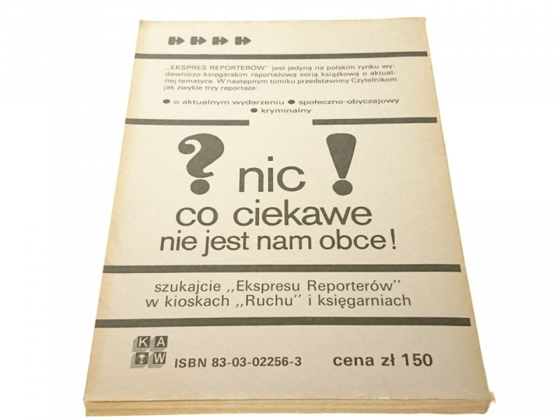 EKSPRES REPORTERÓW '88: DEWIZY I CYKLIŚCI