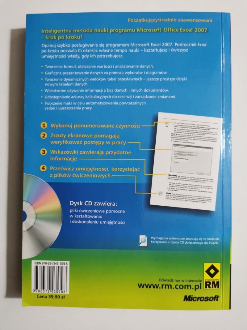 KROK PO KROKU. MS OFFICE EXCEL 2007 - Curtis D. Frye 