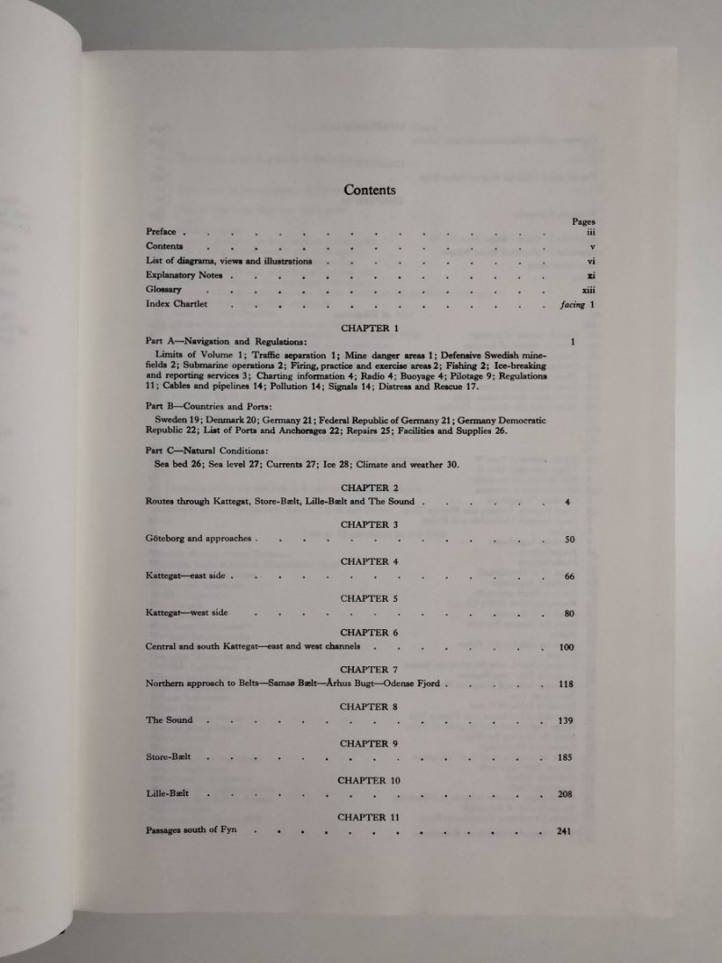BALTIC PILOT VOLUME I KATTEGAT TO BALTIC SEA 1974