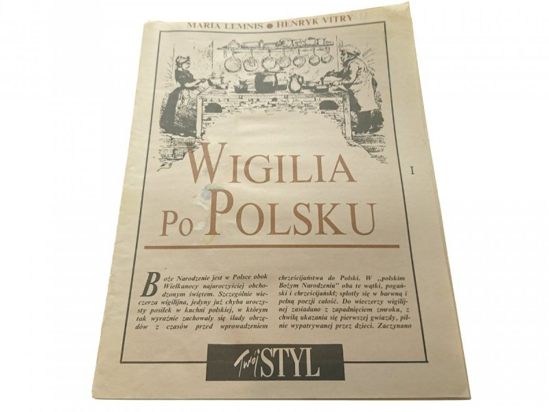 WIGILIA PO POLSKU