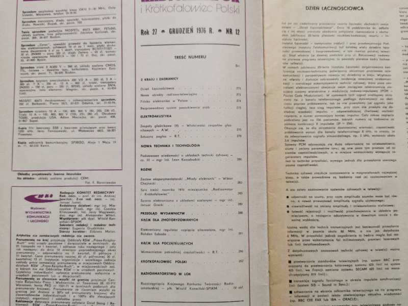 Radioamator i krótkofalowiec 12/1976