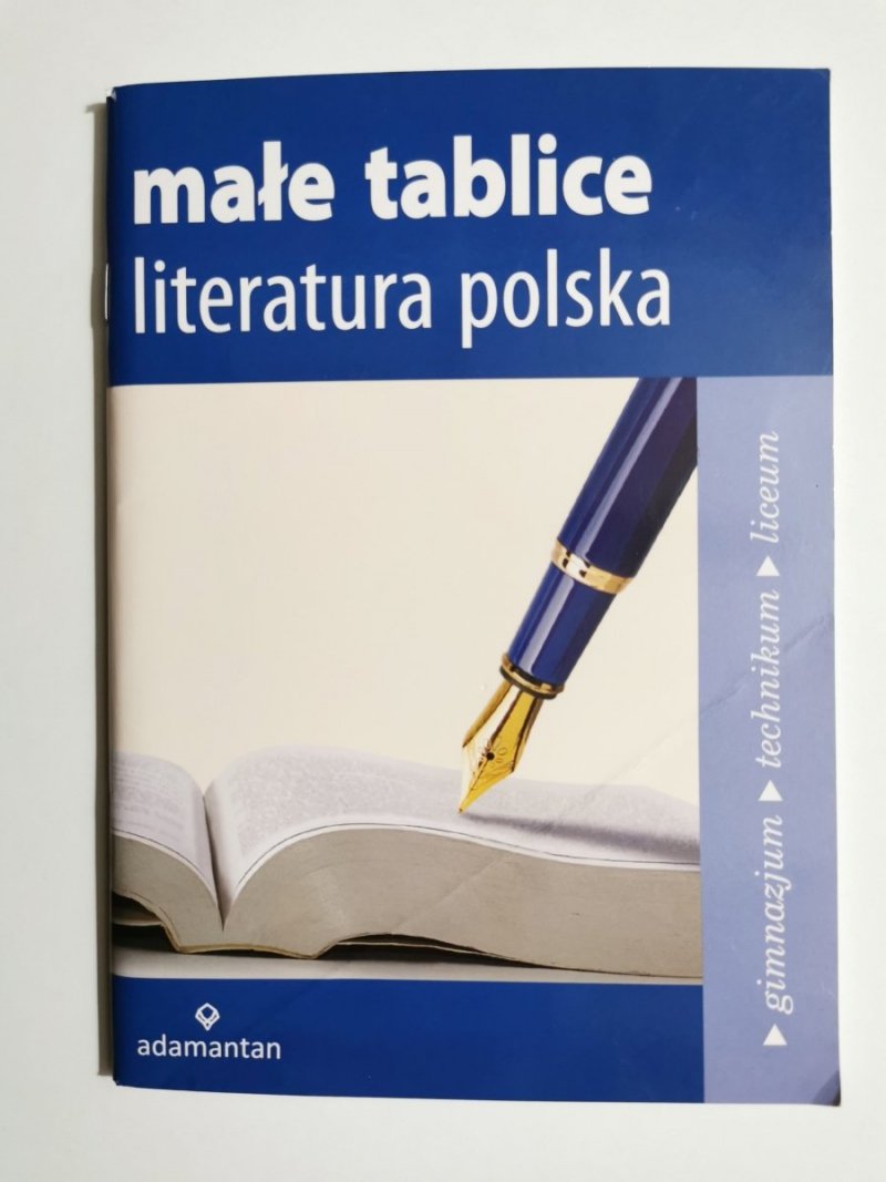 MAŁE TABLICE LITERATURA POLSKA 