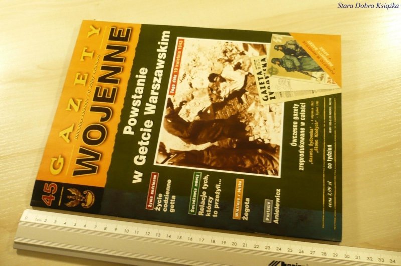 GAZETY WOJENNE 45 POWSTANIE W GETCIE WARSZAWSKIM