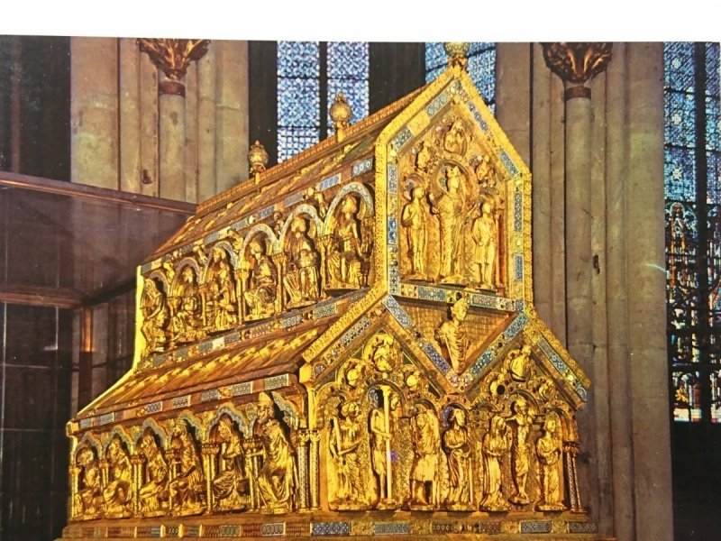 KOLN AM RHEIN. DOM - INNENANSICHT SCHREIN DER