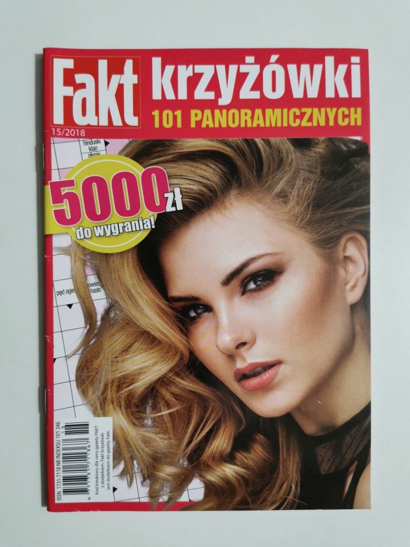 FAKT KRZYŻÓWKI 101 PANORAMICZNYCH NR 15/2018