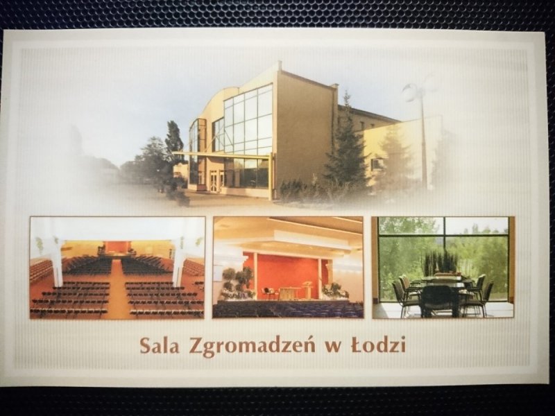 SALA ZGROMADZEŃ W ŁODZI. CZTERY UJĘCIA