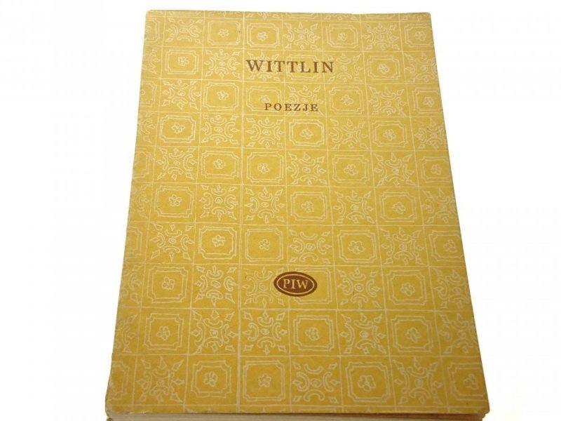POEZJE - Wittlin 1981