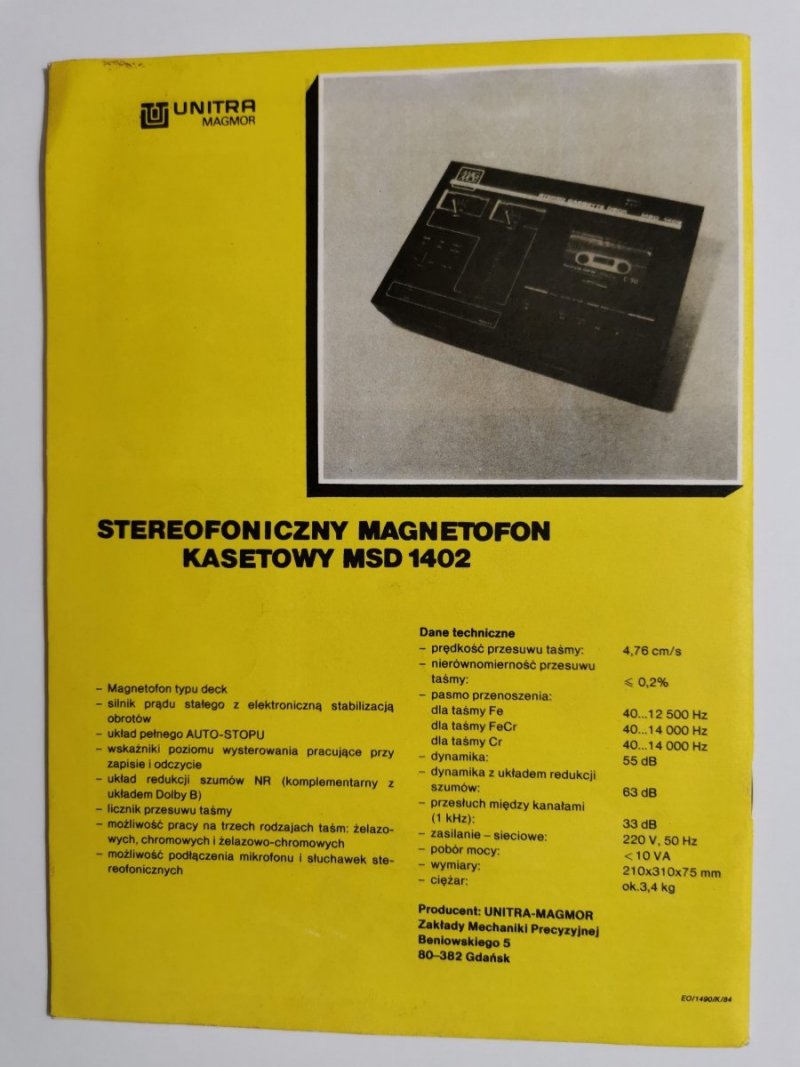 HIFI AUDIO VIDEO NR 2'85