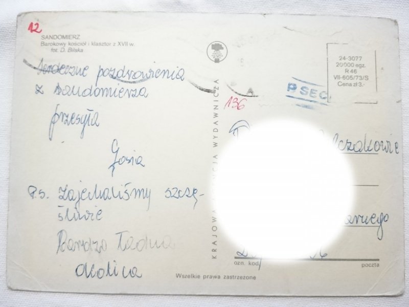 SANDOMIERZ. BAROKOWY KOŚCIÓŁ I KLASZTOR Z XVII w. FOT. BILSKA