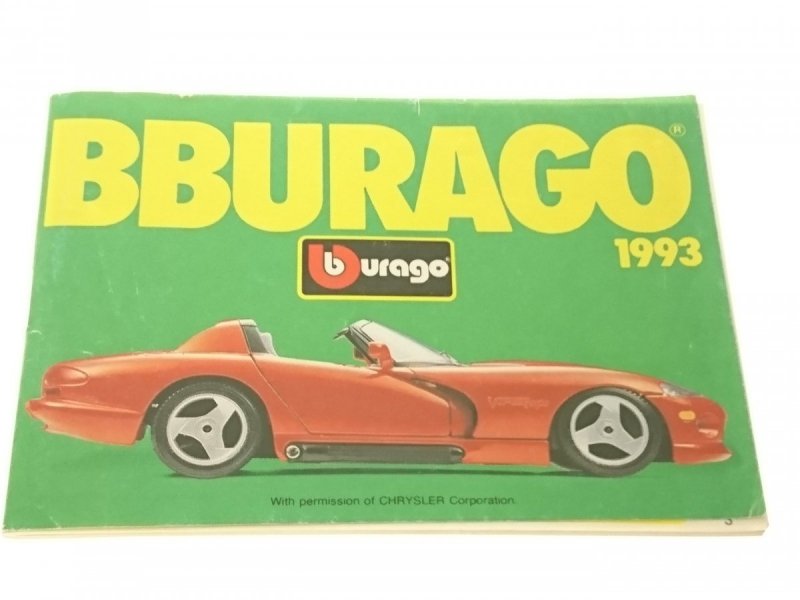 BBURAGO 1993 MINI KATALOG