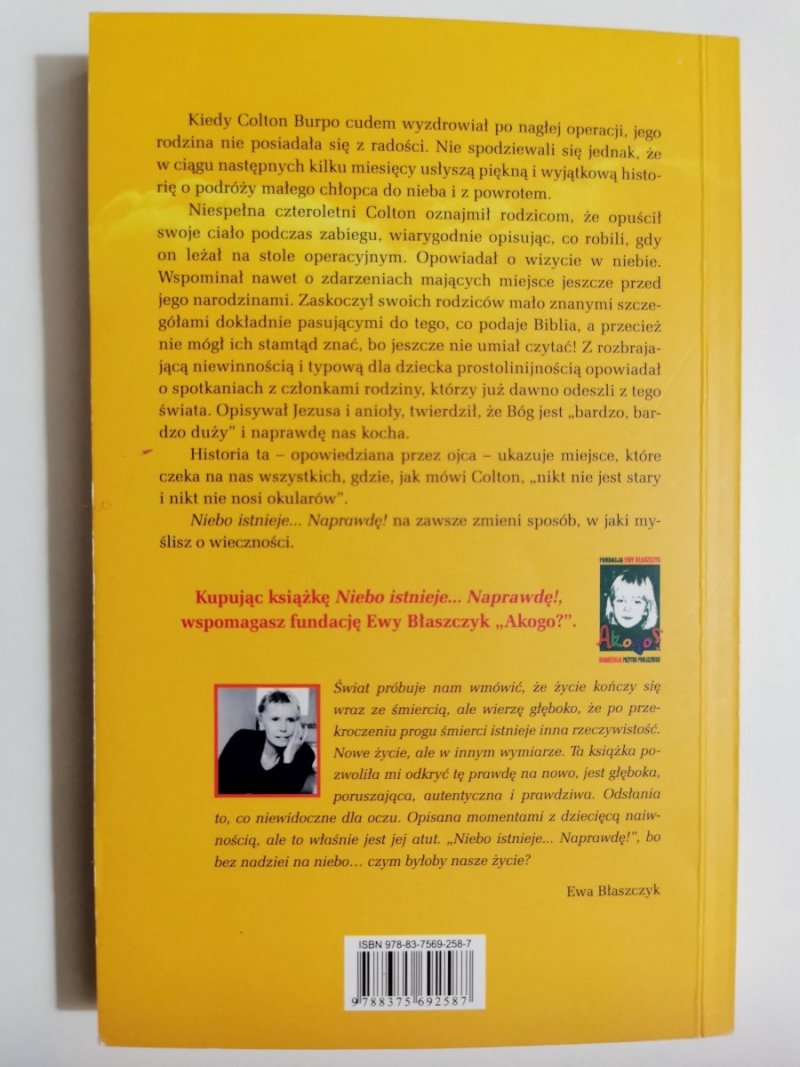 NIEBO ISTNIEJE... NAPRAWDĘ! - Todd Burpo 